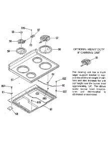 Main Top Section parts for Kenmore Range 911.9169181 (9119169181, 911 9169181) from AppliancePartsPros.com