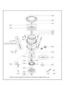 Tub Assembly Parts parts for Kenmore Washer 796.29278001 (79629278001, 796 29278001) from AppliancePartsPros.com