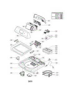 Top Cover Assembly Parts parts for Kenmore Washer 796.29472000 (79629472000, 796 29472000) from AppliancePartsPros.com