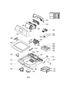 Top Cover Parts parts for Kenmore Washer 796.29478000 (79629478000, 796 29478000) from AppliancePartsPros.com
