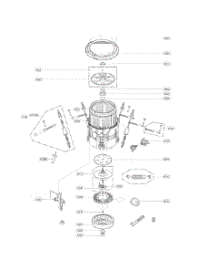 Outer Tube Parts parts for Kenmore Washer 796.31402410 (79631402410, 796 31402410) from AppliancePartsPros.com