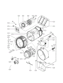 Drum And Tub Parts parts for Kenmore Washer 796.40021900 (79640021900, 796 40021900) from AppliancePartsPros.com