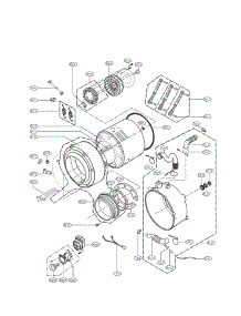 Drum And Tub Parts parts for Kenmore Washer 796.40272800 (79640272800, 796 40272800) from AppliancePartsPros.com