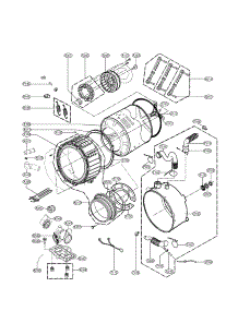 Drum And Tub Assembly Parts parts for Kenmore Washer 796.40512900 (79640512900, 796 40512900) from AppliancePartsPros.com