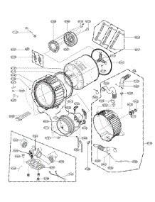 Drum & Tub parts for Kenmore Elite Washer 79641003611 from AppliancePartsPros.com