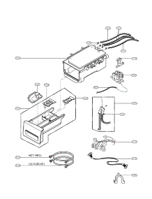 Dispenser Assembly Parts parts for Kenmore Washer 796.41028900 (79641028900, 796 41028900) from AppliancePartsPros.com