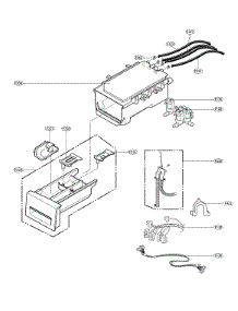 Dispenser Parts parts for Kenmore Washer 796.41262611 (79641262611, 796 41262611) from AppliancePartsPros.com