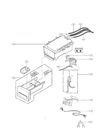 Dispenser Parts parts for Kenmore Washer 796.41379211 (79641379211, 796 41379211) from AppliancePartsPros.com