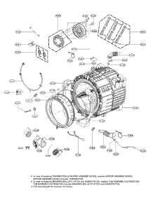 Drum Parts parts for Kenmore Washer 796.41462910 (79641462910, 796 41462910) from AppliancePartsPros.com