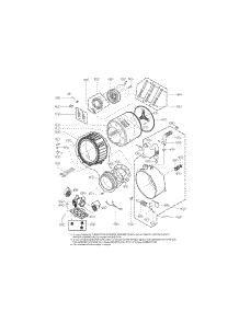 Drum And Tub Assembly Parts parts for Kenmore Washer 796.41472210 (79641472210, 796 41472210) from AppliancePartsPros.com