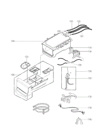 Dispenser Parts parts for Kenmore Washer 796.41582410 (79641582410, 796 41582410) from AppliancePartsPros.com