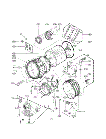 Drum And Tub Parts parts for Kenmore Washer 796.41583411 (79641583411, 796 41583411) from AppliancePartsPros.com