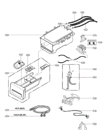 Dispenser Parts parts for Kenmore Washer 796.41722000 (79641722000, 796 41722000) from AppliancePartsPros.com