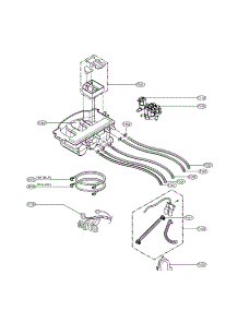 Dispenser Parts parts for Kenmore Washer 796.48842800 (79648842800, 796 48842800) from AppliancePartsPros.com