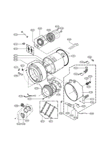 Drum And Tub Parts parts for Kenmore Washer 796.48852800 (79648852800, 796 48852800) from AppliancePartsPros.com
