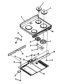 Main Section parts for Kenmore Range 911.9198810 (9119198810, 911 9198810) from AppliancePartsPros.com