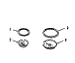 Porcelain Pan And Chrome Ring Kit 8068410