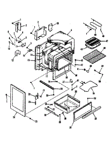 Body Section parts for Kenmore Range 911.9198810 (9119198810, 911 9198810) from AppliancePartsPros.com