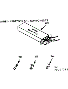 Wire Harnesses And Components parts for Kenmore Range 911.9207314 (9119207314, 911 9207314) from AppliancePartsPros.com