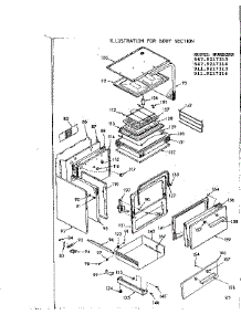 Body Section parts for Kenmore Range 911.9217313 (9119217313, 911 9217313) from AppliancePartsPros.com