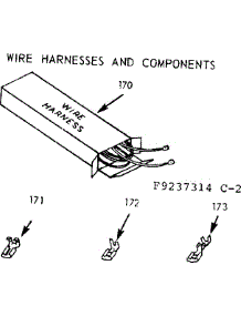 Wire Harnesses And Components parts for Kenmore Range 911.9237324 (9119237324, 911 9237324) from AppliancePartsPros.com