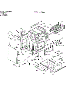 Body Section parts for Kenmore Range 911.9237610 (9119237610, 911 9237610) from AppliancePartsPros.com