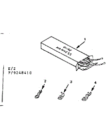 Wire Harnesses And Components parts for Kenmore Range 911.9248410 (9119248410, 911 9248410) from AppliancePartsPros.com