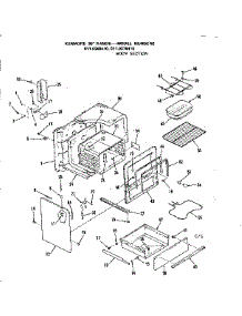 Body Section parts for Kenmore Range 911.9278410 (9119278410, 911 9278410) from AppliancePartsPros.com