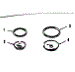 Optional Porcelain Pan And Chrome Ring Kit No. 8068400