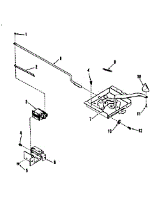 Illustration And Parts List For Power Lock Section parts for Kenmore Range 911.9318610 (9119318610, 911 9318610) from AppliancePartsPros.com