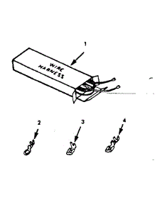 Wire Harnesses And Components parts for Kenmore Range 911.9318611 (9119318611, 911 9318611) from AppliancePartsPros.com