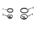 Porcelain Pan And Chrome Ring Kit
