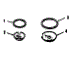 Porcelain Pan And Chrome Ring Kit