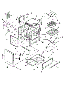 Body Section parts for Kenmore Range 911.9348810 (9119348810, 911 9348810) from AppliancePartsPros.com