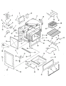 Body Section parts for Kenmore Range 911.9348811 (9119348811, 911 9348811) from AppliancePartsPros.com