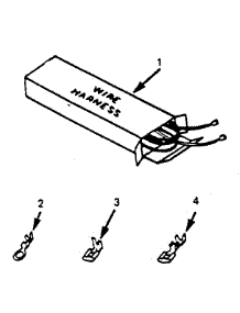 Wire Harnesses And Components parts for Kenmore Range 911.9348811 (9119348811, 911 9348811) from AppliancePartsPros.com