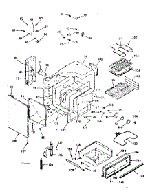 Body Section parts for Kenmore Range 911.9368110 (9119368110, 911 9368110) from AppliancePartsPros.com