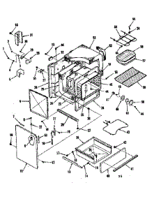 Body Section parts for Kenmore Range 911.9368413 (9119368413, 911 9368413) from AppliancePartsPros.com