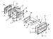 Model Numbers 911.9368413, 911.9378413 Oven Door Section