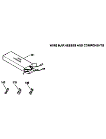 Wire Harnesses And Components parts for Kenmore Range 911.9382992 (9119382992, 911 9382992) from AppliancePartsPros.com