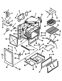 Body Section parts for Kenmore Range 911.9398890 (9119398890, 911 9398890) from AppliancePartsPros.com