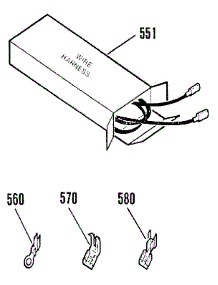 Wire Harnesses parts for Kenmore Range 911.9399582 (9119399582, 911 9399582) from AppliancePartsPros.com