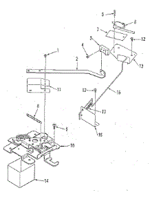 Door Lock Section parts for Kenmore Range 911.9599980 (9119599980, 911 9599980) from AppliancePartsPros.com