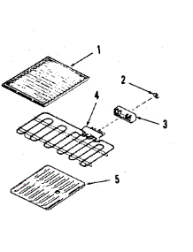 Optional Electric Grill Module Kit 4998640 parts for Kenmore Range 911.9698810 (9119698810, 911 9698810) from AppliancePartsPros.com