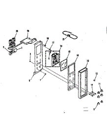 Control Panel parts for Kenmore Range 911.9808512 (9119808512, 911 9808512) from AppliancePartsPros.com
