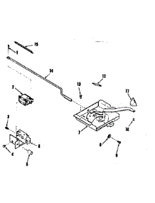 Power Lock Section parts for Kenmore Range 911.9878310 (9119878310, 911 9878310) from AppliancePartsPros.com