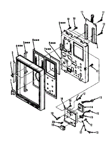 Control Panel Parts parts for Kenmore Range 911.9878310 (9119878310, 911 9878310) from AppliancePartsPros.com