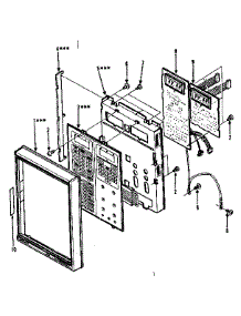 Control Panel Parts parts for Kenmore Range 911.9898312 (9119898312, 911 9898312) from AppliancePartsPros.com