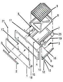 Lower Broiler Assembly parts for Kenmore Range 960.7052190 (9607052190, 960 7052190) from AppliancePartsPros.com