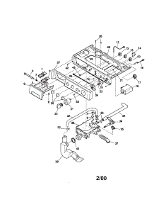 Control Panel parts for Kenmore Washer 970.3871220 (9703871220, 970 3871220) from AppliancePartsPros.com